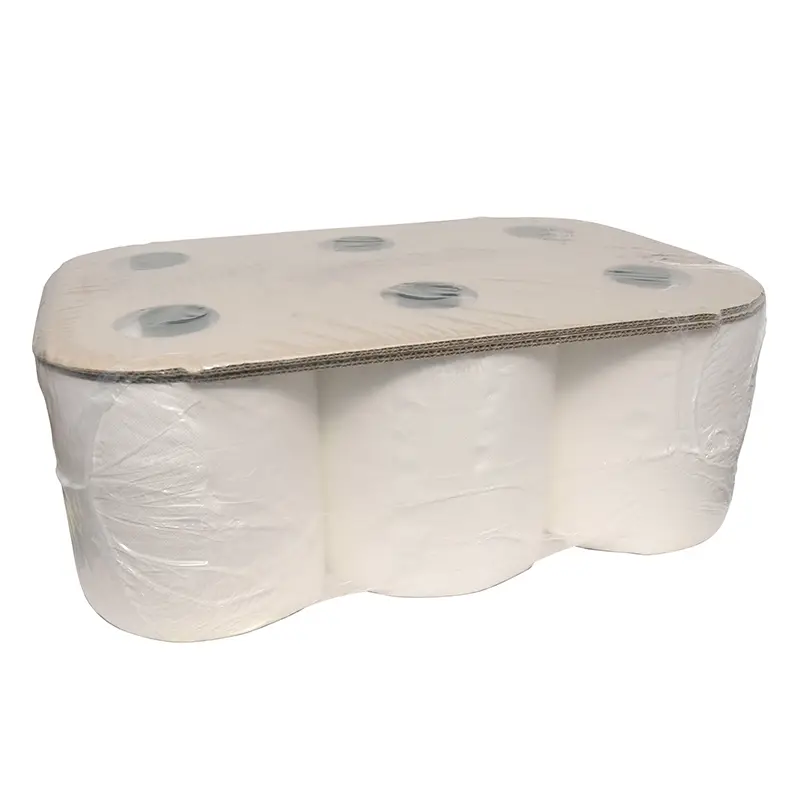 Euro Products Matic Plus handdoekrol met dop cellulose 2-laags 150 meter wit